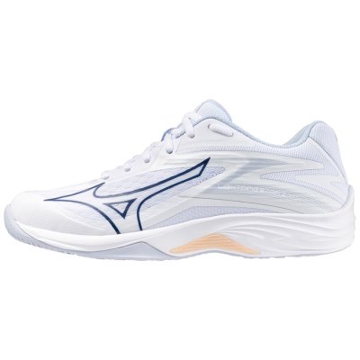Zapatillas Para Voleibol Mizuno Lightning Star Z7 JR. Mujer Blancos / Naranjas Claro / Azules Claro